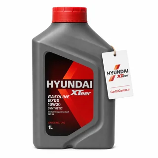 روغن موتور هیوندای اکستیر G700 10W30 SN حجم 1 لیتر (Hyundai XTeer)