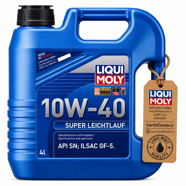 روغن موتور لیکومولی 10W40 SN حجم 4 لیتر (Liqui Moly)