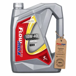 روغن موتور فلومکس Mega Tech Eco 10W40 SL حجم 5 لیتر (Flowmax)