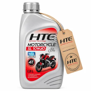 روغن موتورسیکلت اچ تی سی 10W40 SL 4T MA حجم 1.3 لیتر (HTC)